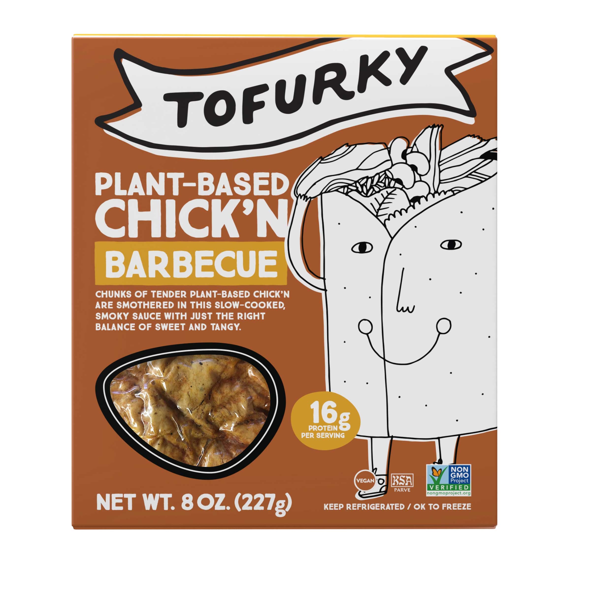 Tofurky Barbecue Chicken, 8 Ounce -- 5 per case
