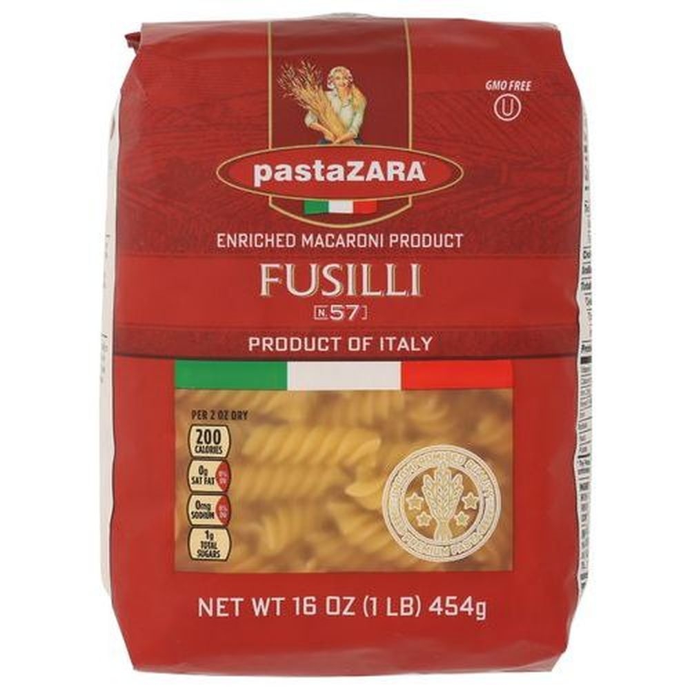 Pasta Zara Fusilli Pasta, 16 Ounce -- 20 per case