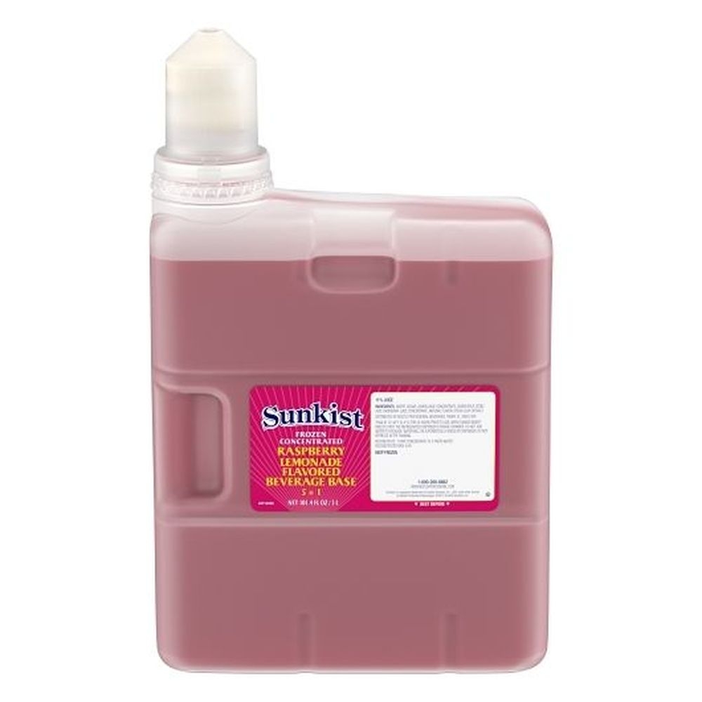 Sunkist Raspberry Lemonade 5 Plus 1 Frozen Concentrate, 101.333 Fluid Ounce - 9 per case