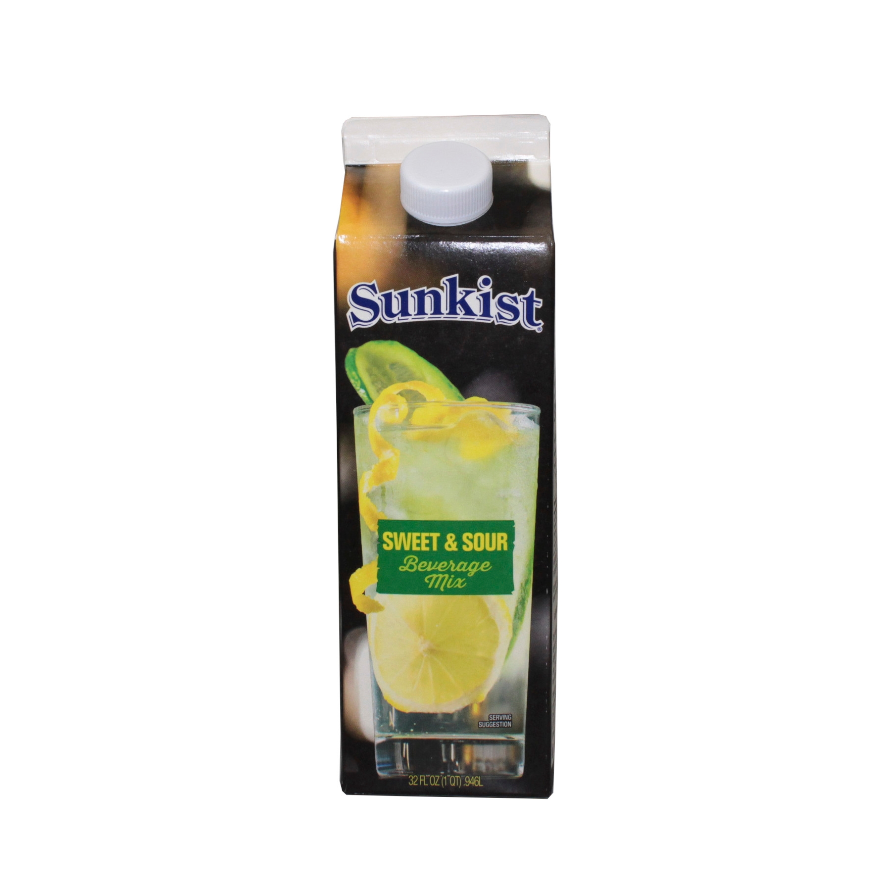 Sunkist Sweet and Sour Beverage Mix, 32 Ounce -- 12 per case