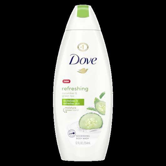 Dove Cool Moisture Body Wash, 12 Ounce -- 6 per case