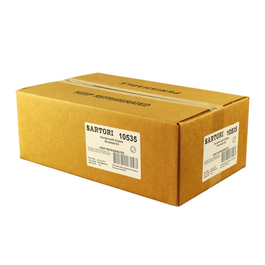 Sartori Classic Montamore Shred Cheese, 3 Pound -- 6 per case.