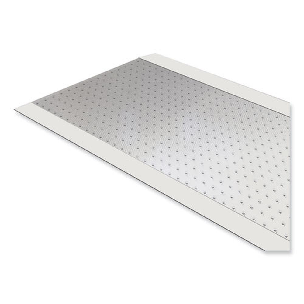 ES Robbins Ribbed Vinyl Clear Carpet Runner, 27 x 240 inch
