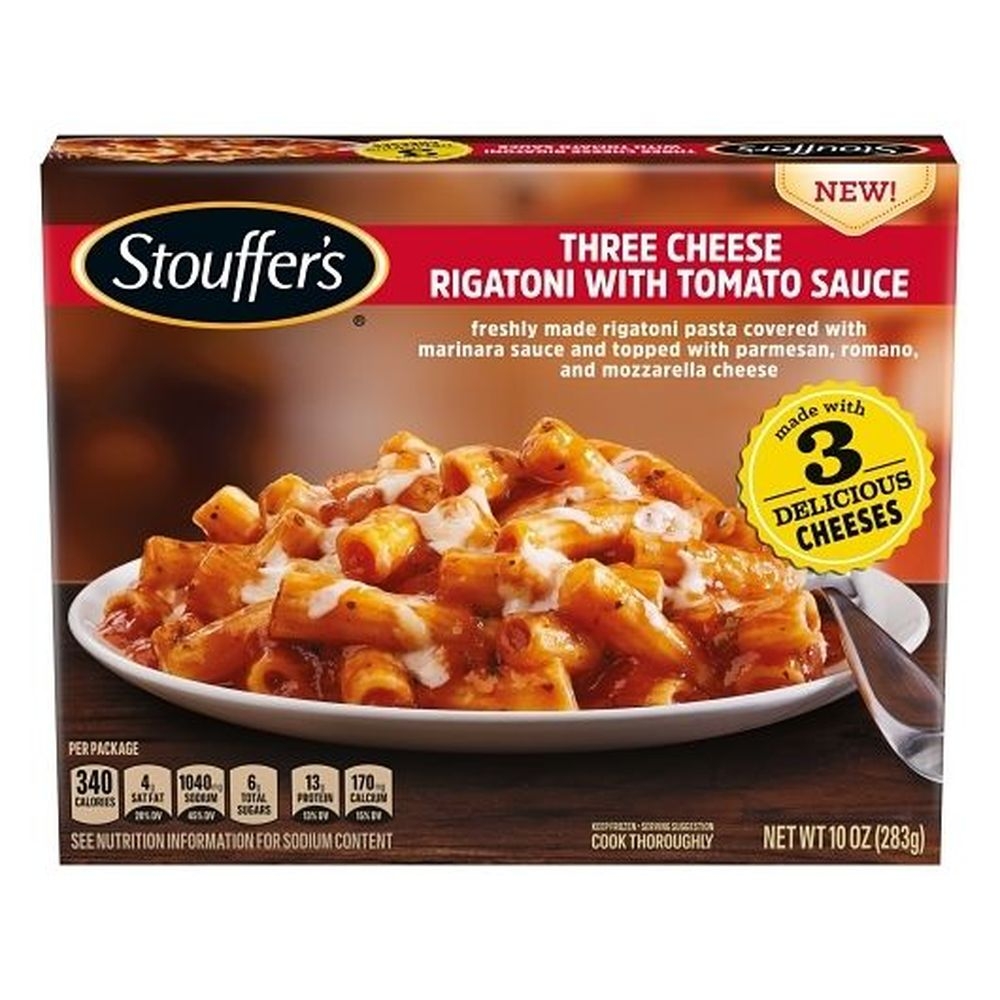 Stouffers Three Cheese Rigatoni with Tomato Sauce, 10 Ounce -- 12 per case