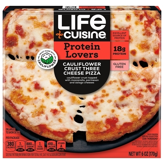 Life Cuisine Cauliflower Cheese Pizza, 6 Ounce -- 10 per case
