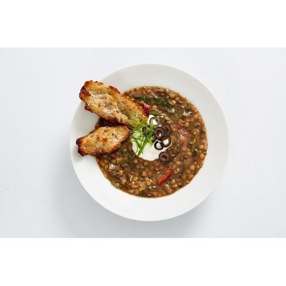 Wholesome Crave Spicy Lentil Veggie Soup, 4 Pound -- 4 per case