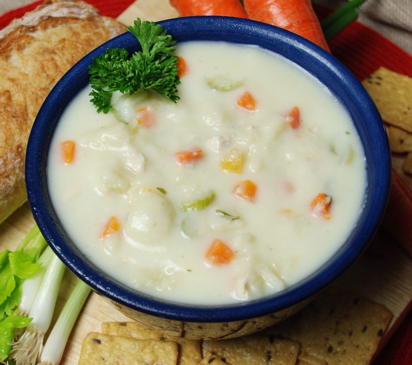 Taste Traditions Chicken with Dumpling Soup - 8 lb. package, 2 per case