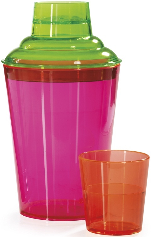 GET Enterprises SAN Neon 3 Piece Shaker Set, 17.5 Ounce -- 24 per case
