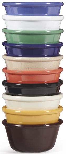GET Enterprises Melamine Black Ramekin, 3 Ounce -- 48 per case