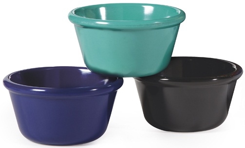 GET Enterprises Melamine Black Ramekin, 4 Ounce -- 48 per case