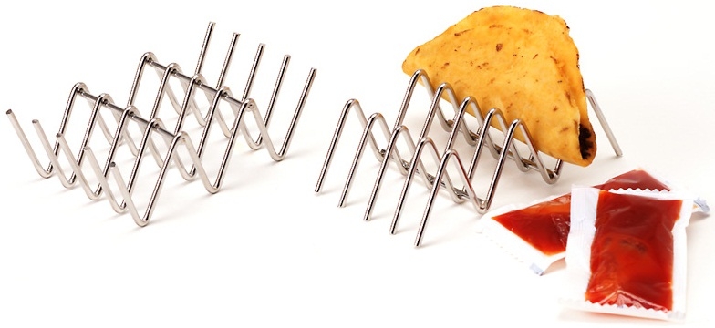 GET Enterprises 3 Taco Holder, 4 x 2 inch -- 24 per case