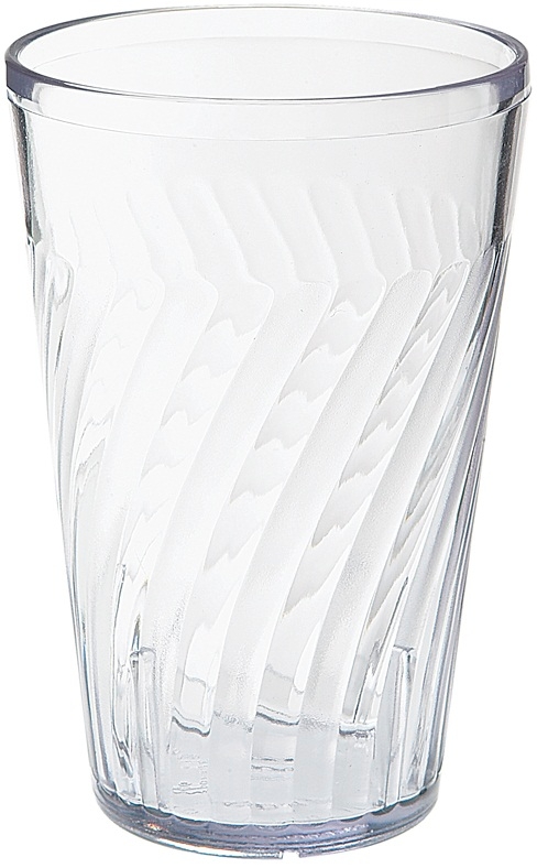 GET Enterprises SAN Plastic Clear Tahiti Beverage Tumbler, 16 Ounce -- 72 per case