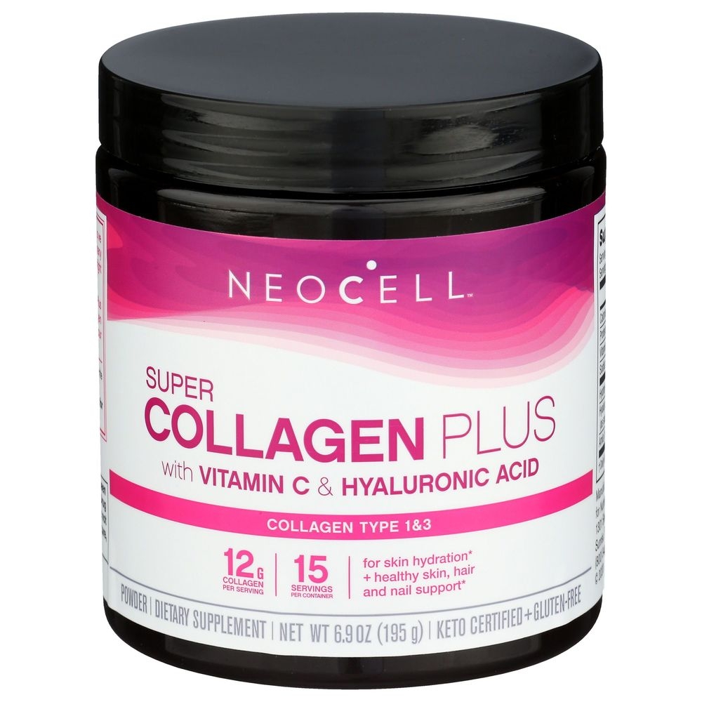 Neocell Super Collagen Plus with Vitamin C and Hyaluronic Acid, 6.9 Ounce