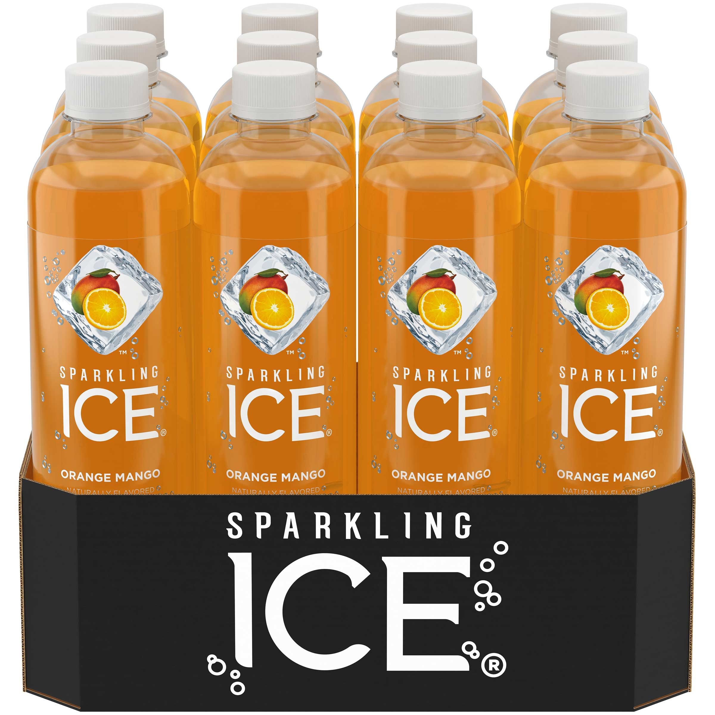 Sparkling Ice Orange Mango Beverage, 17 Ounce -- 12 per case.