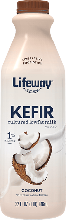 Lifeway Coconut Low Fat Kefir, 32 Ounce -- 6 per case.