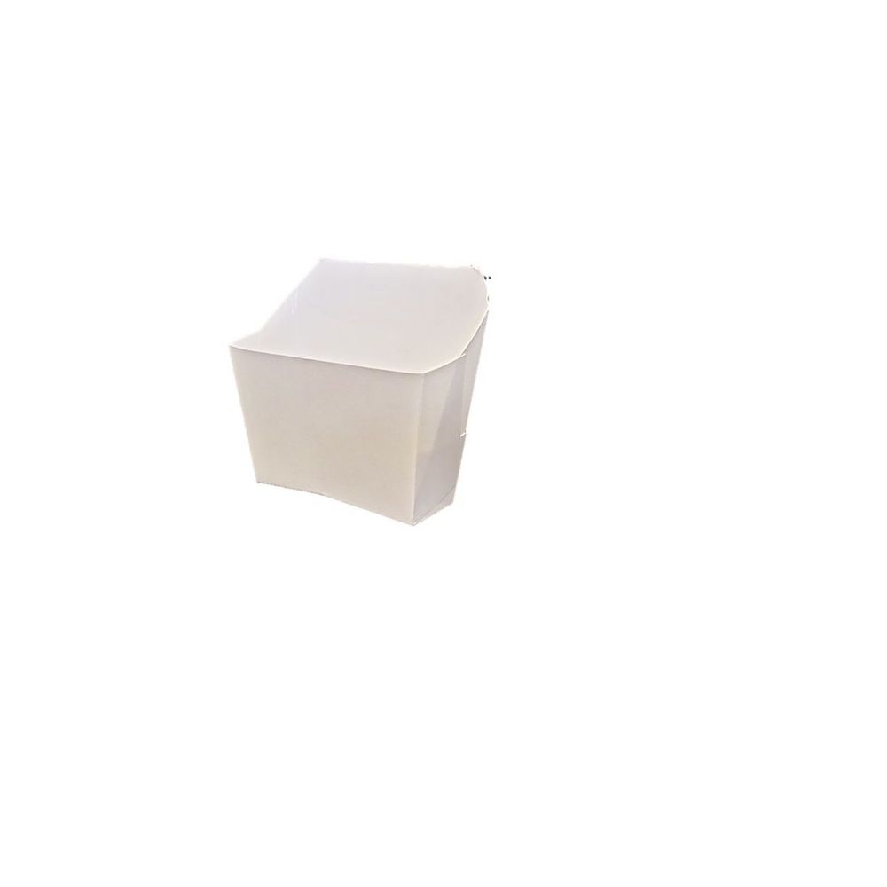 SQP White Medium Food Fry Scoop, 4.24 x 4 x3.75 x 2.375 inch -- 1000 per case.
