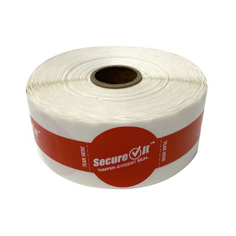 Ncco 1.5 x 9 inch Secure It Permanent Label Roll, 2 count