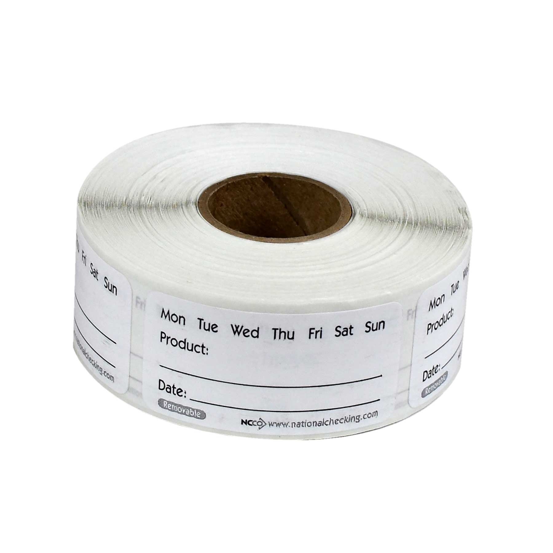 National Checking Company Dateit Product Removable Label, 1 x 2 inch -- 500 per case.