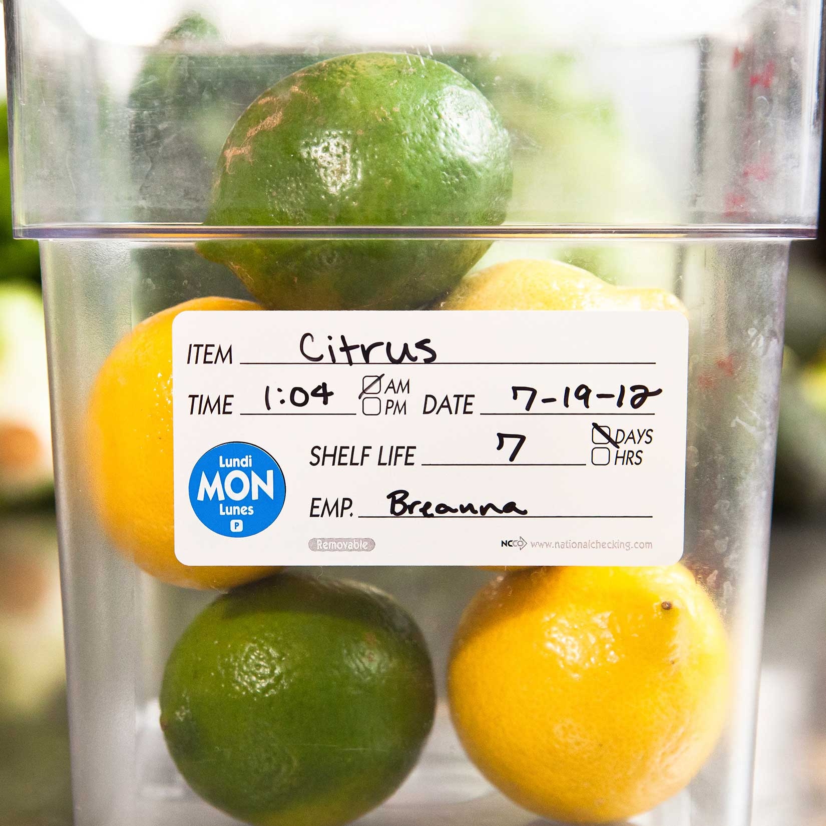 National Checking Company Shelf Life Removable Label, 2 x 4 inch -- 500 per case.