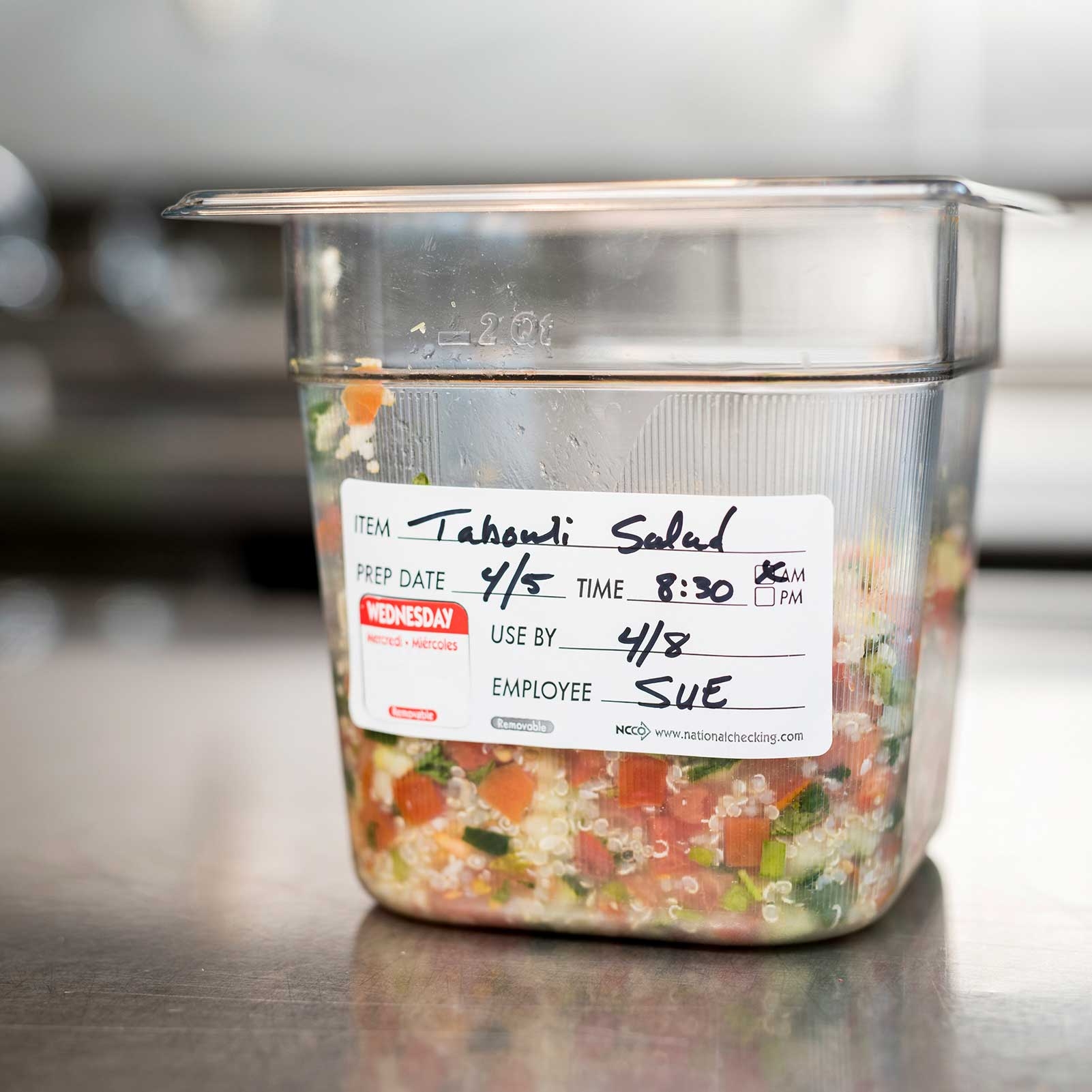 National Checking Company Dateit Item/Prep Date/Use By Removable Label, 2 x 4 inch -- 500 per case.