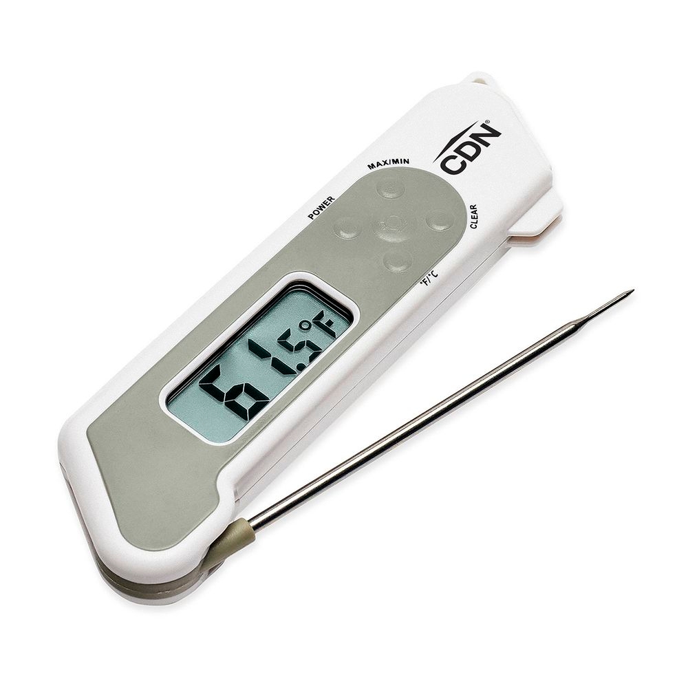 CDN Folding Thermocouple Thermometer - White