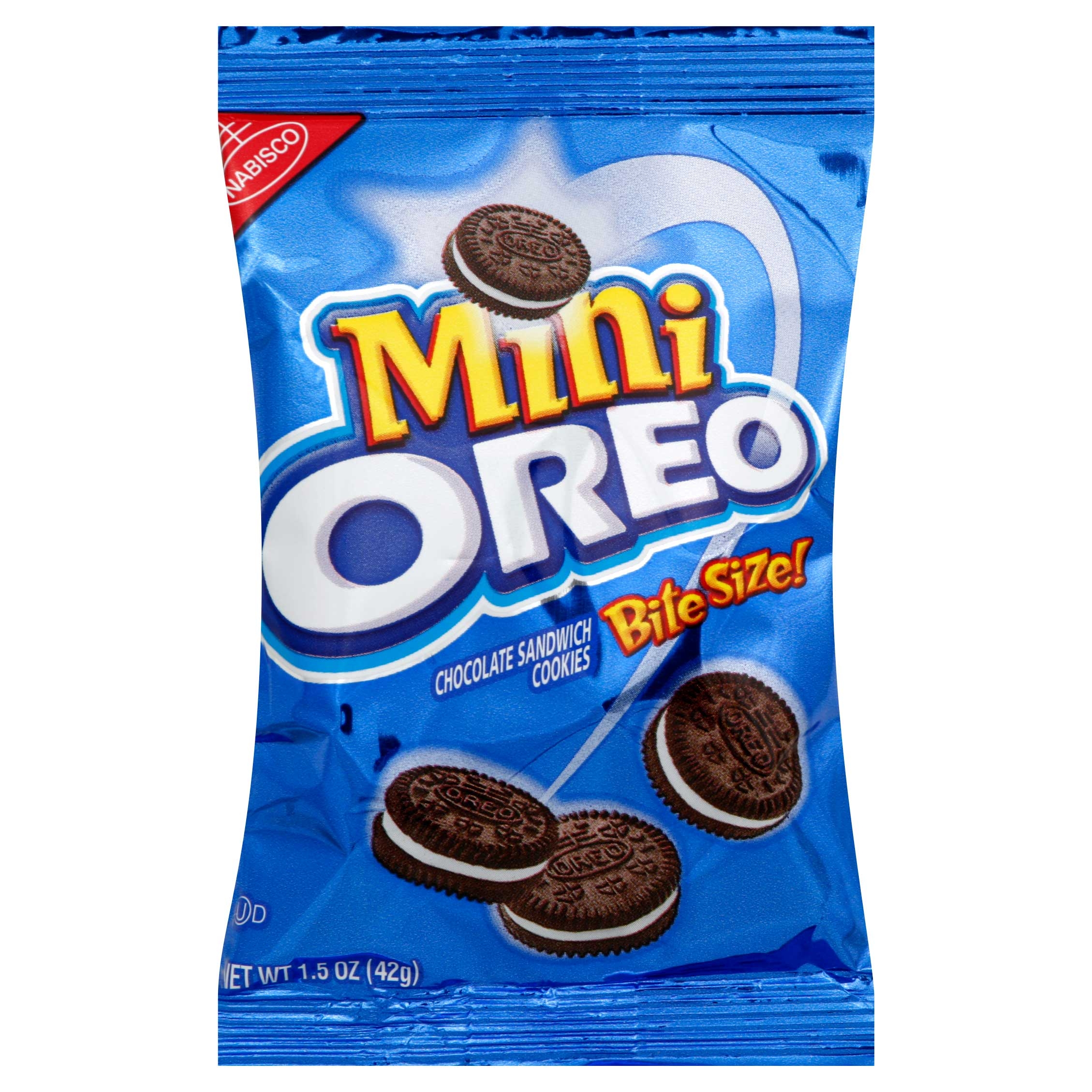 Kraft Single Serve Oreo Mini Cookies, 1.5 Ounce -- 60 per case.