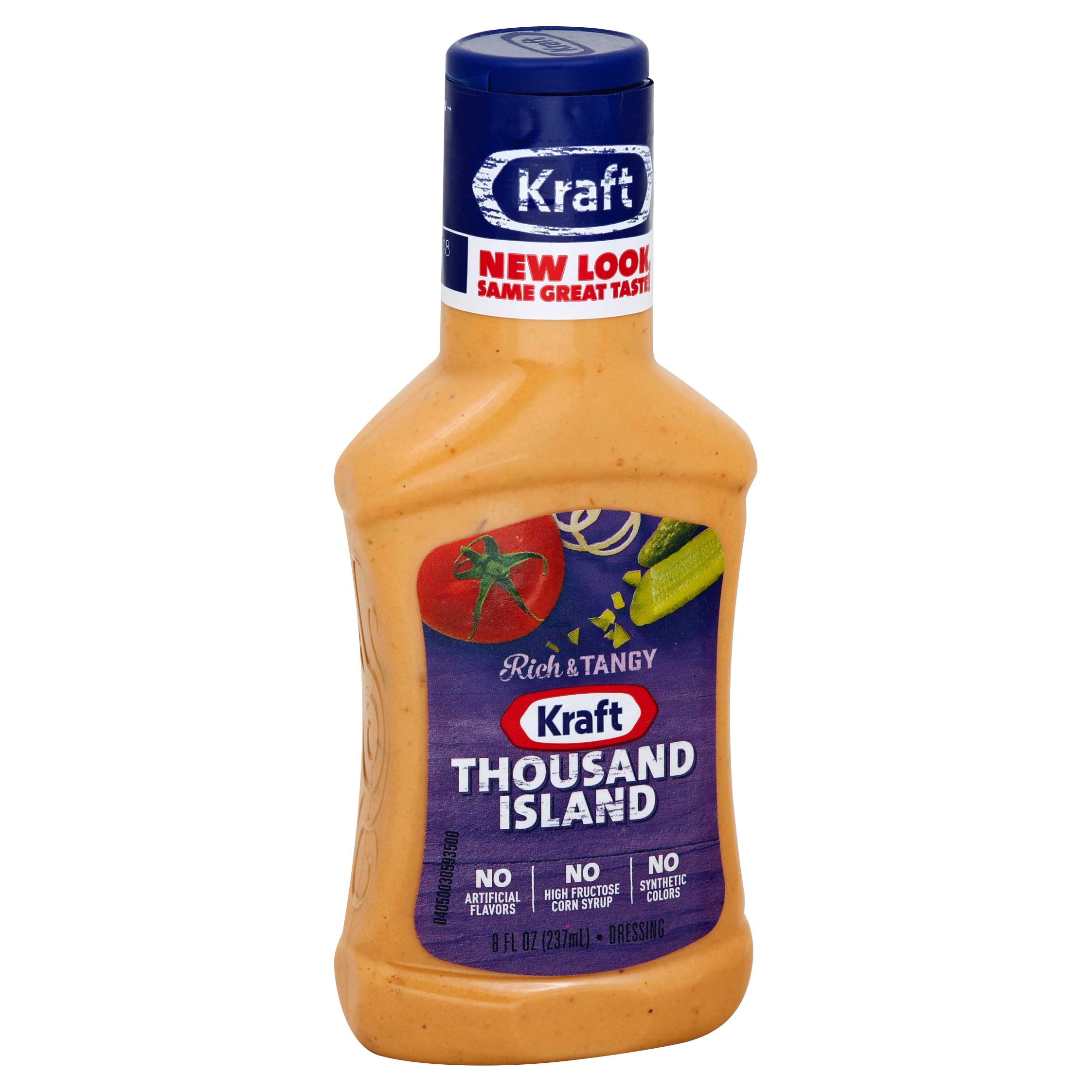 Kraft Thousand Island Dressing, 8 Fluid Ounce -- 9 per case.