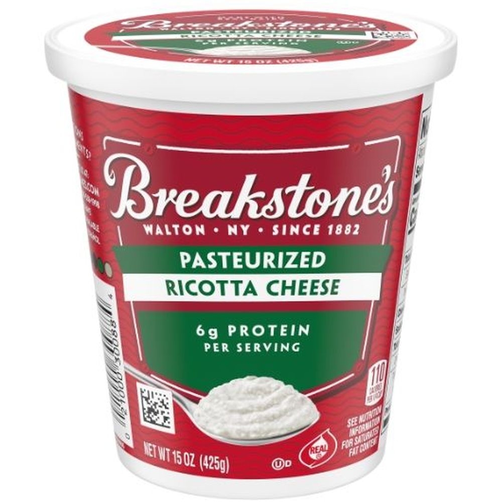 Breakstones Whole Milk Ricotta Cheese, 15 Ounce -- 12 per case
