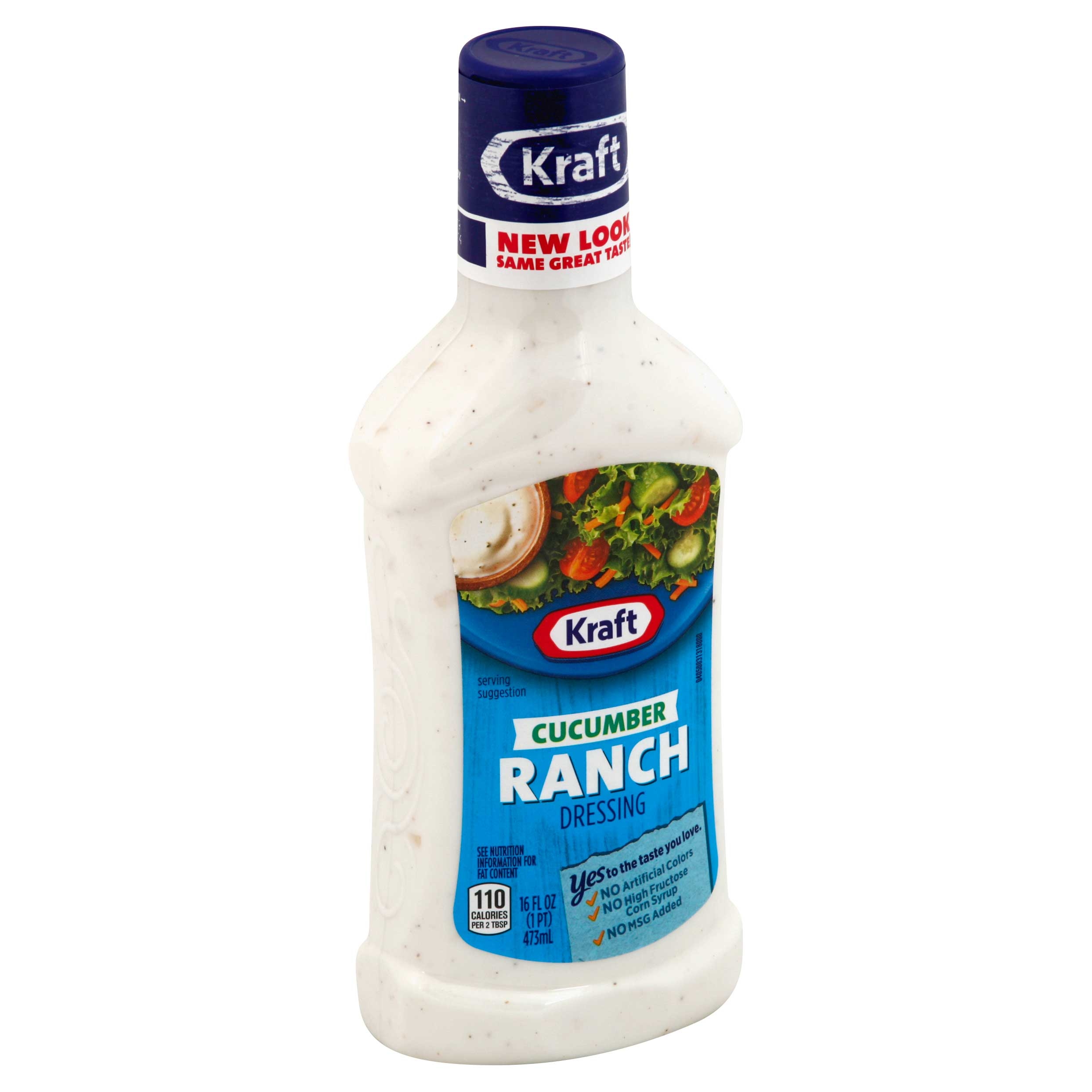 Kraft Cucumber Ranch Dressing, 16 Ounce -- 6 Case