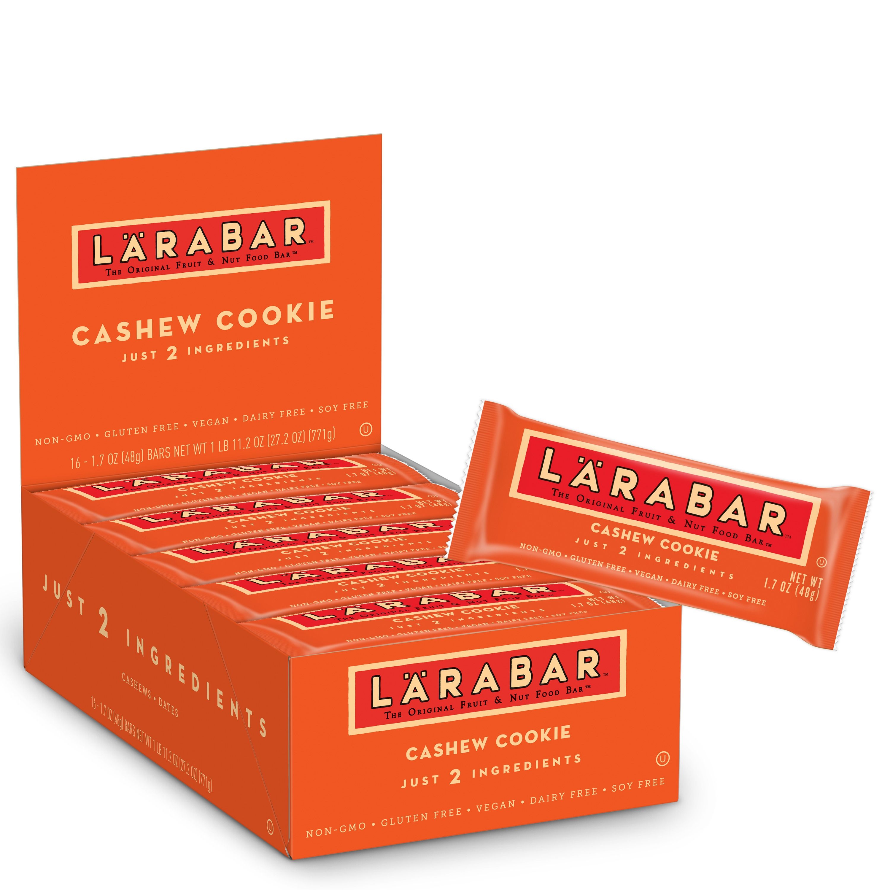 Larabar Cashew Cookie Snack Bar, 27.2 Ounce -- 4 per case.