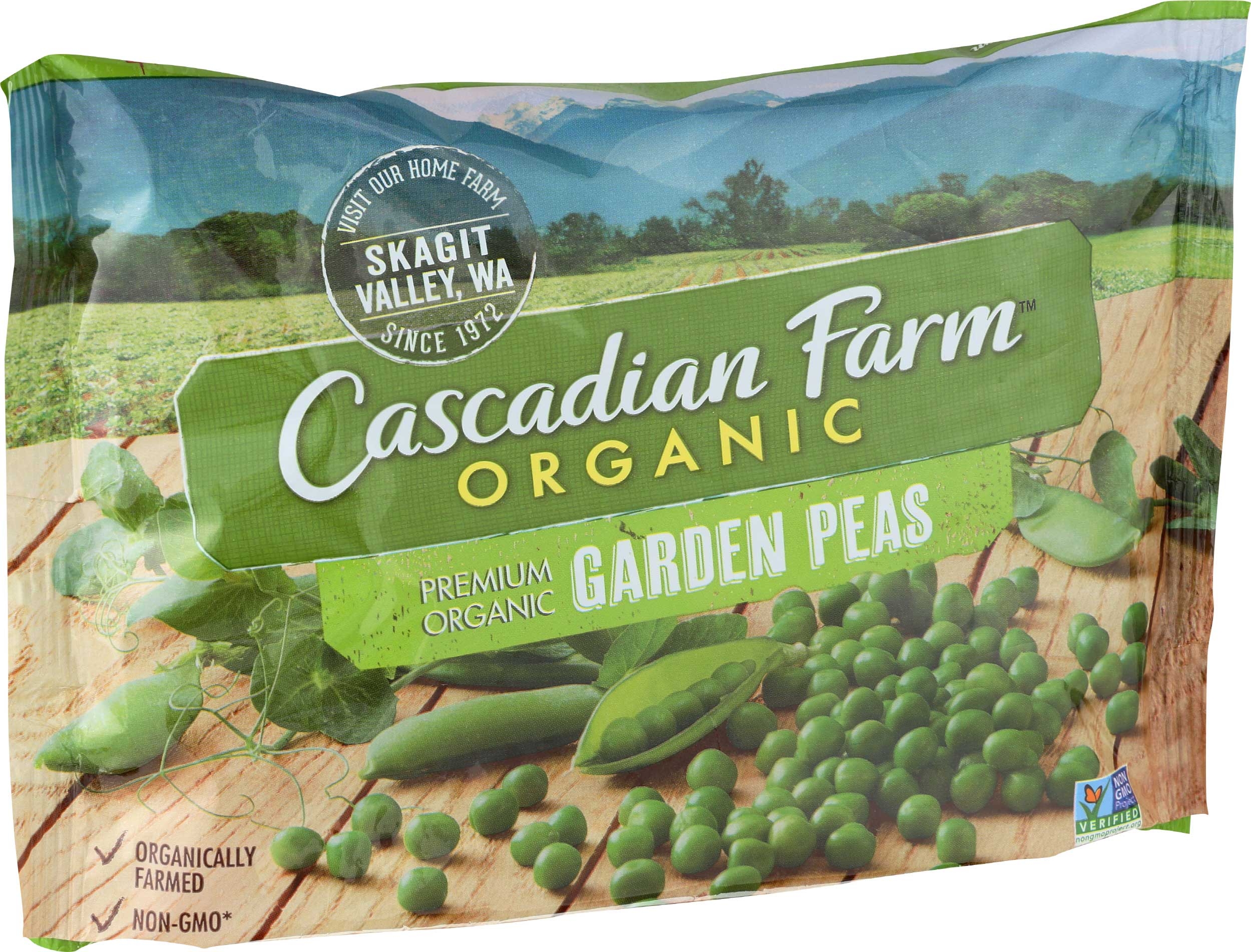 Cascadian Farm Organic Garden Peas Vegetable, 16 Ounce -- 12 per case.