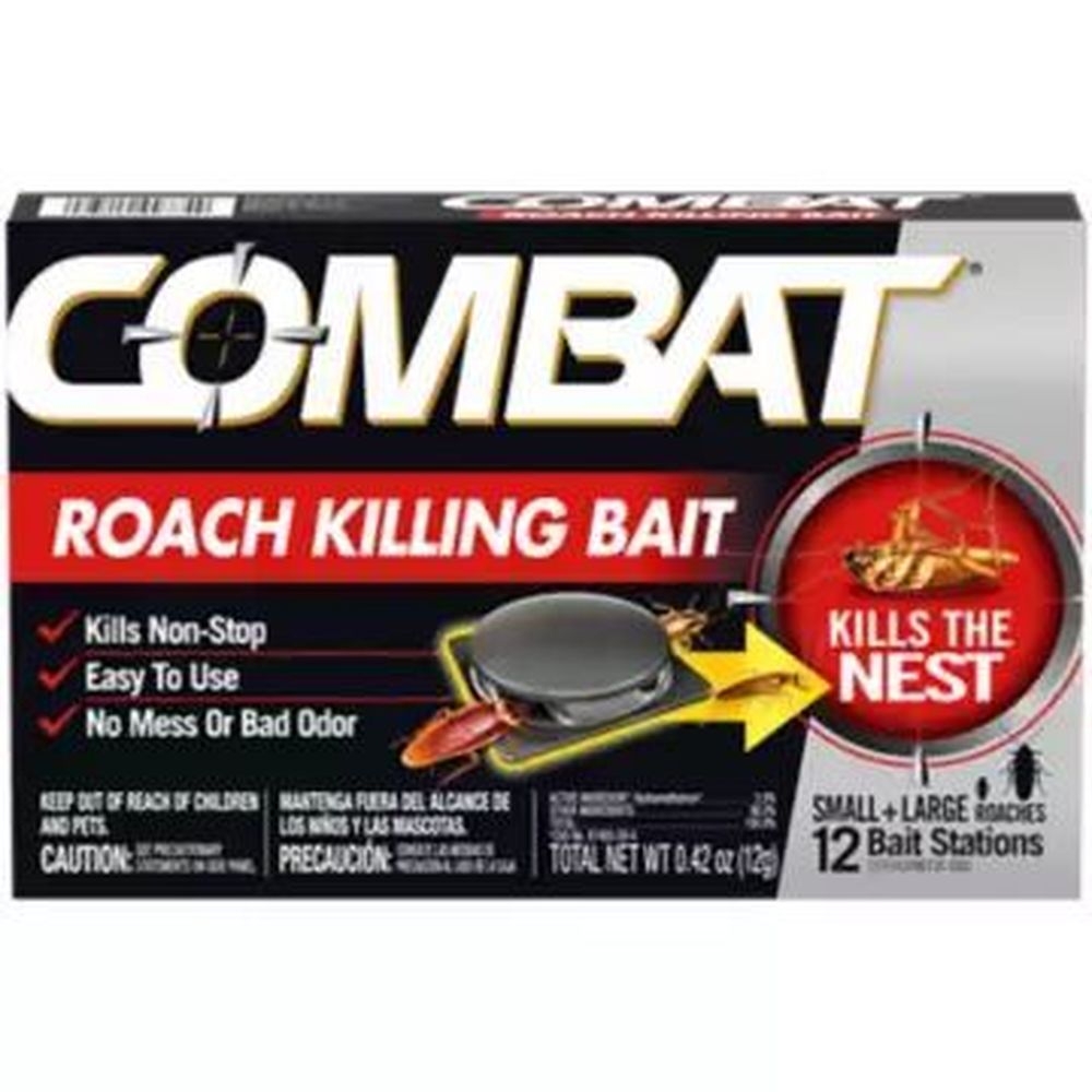 Combat Small and Large Roach Killing Bait, 0.42 Ounce - 10 per case