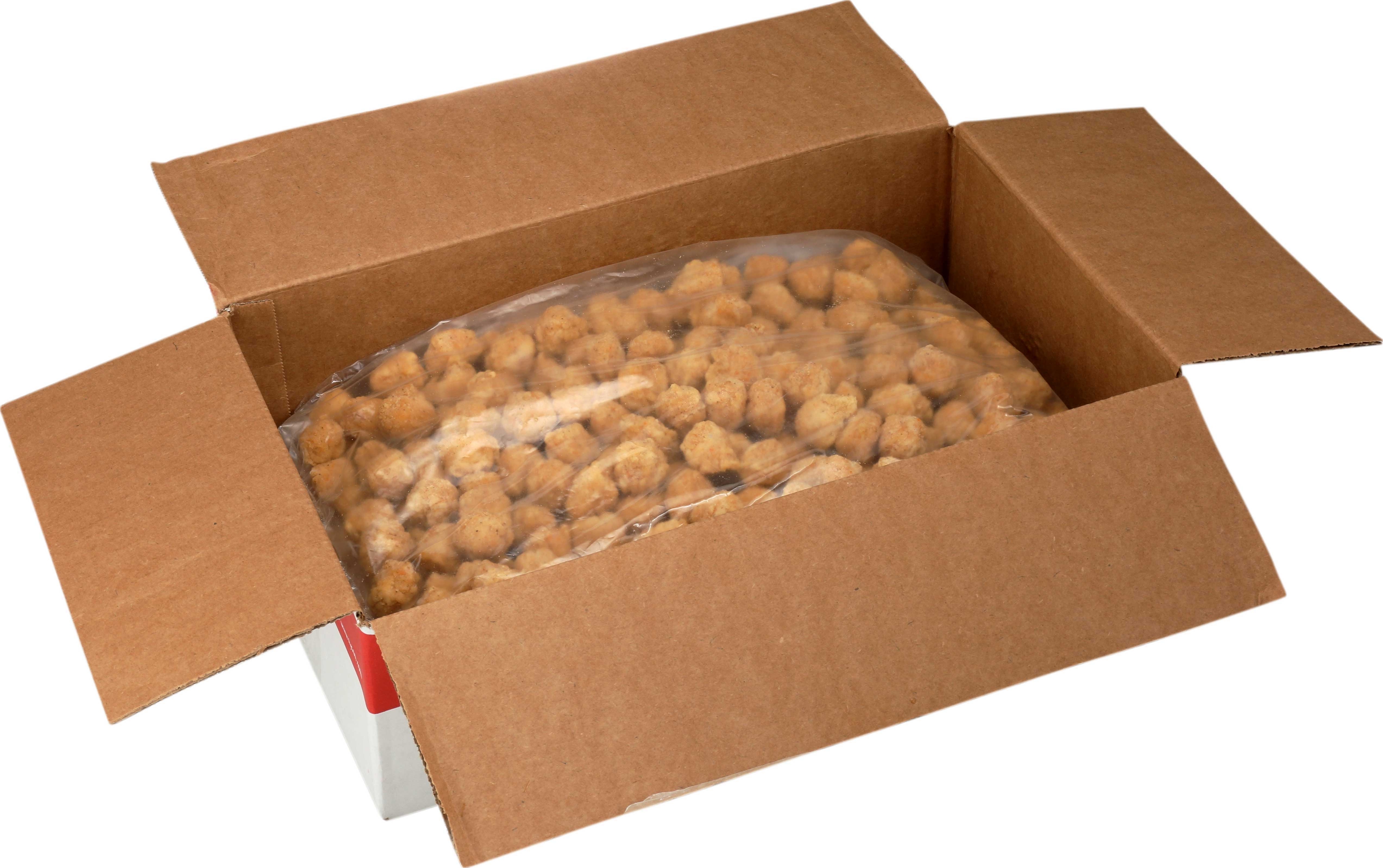 Tyson Uncooked Original Popcorn Pepper Chicken Bites, 10 Pound.