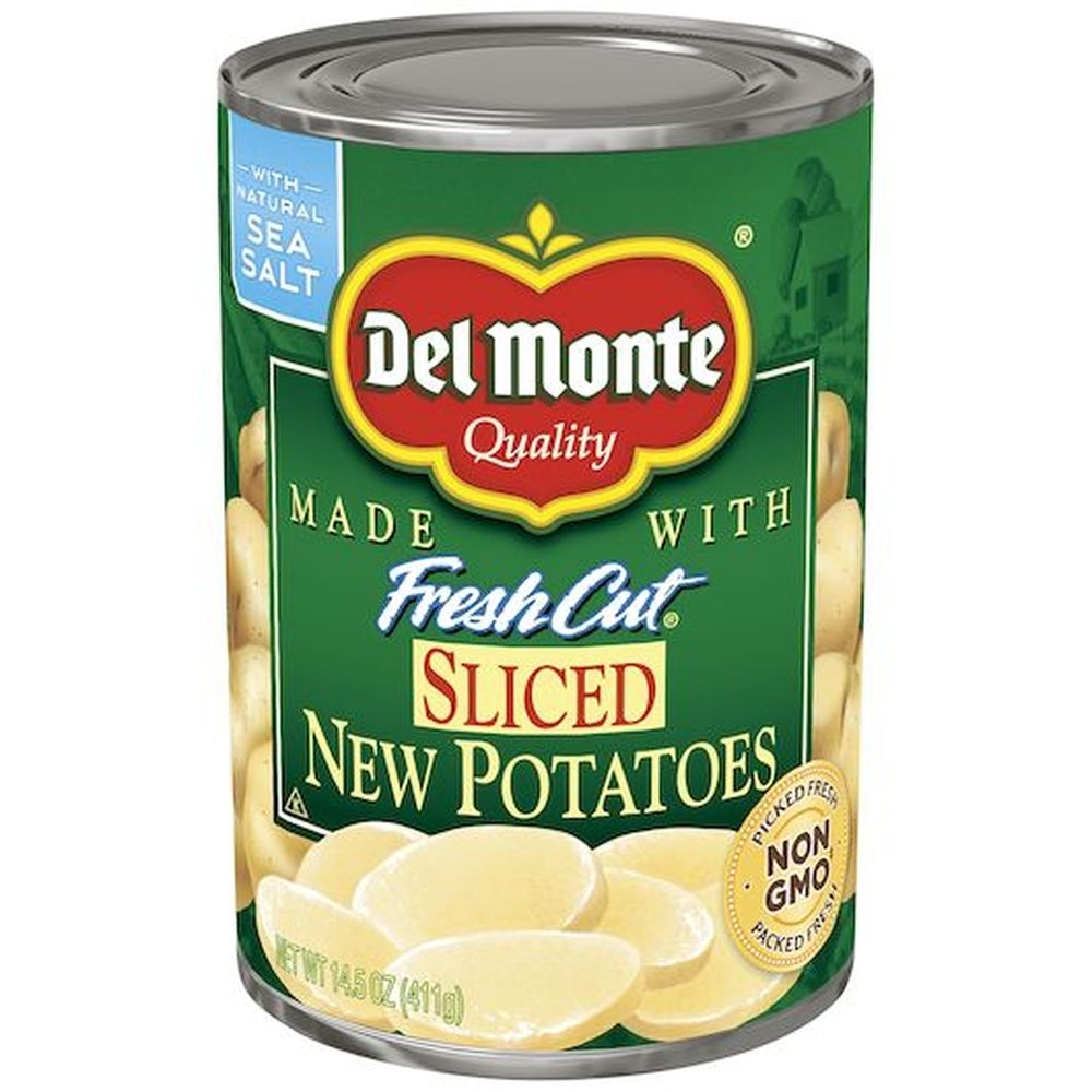 Del Monte Fresh Cut Sliced New Potatoes, 14.5 Ounce Can -- 12 per case