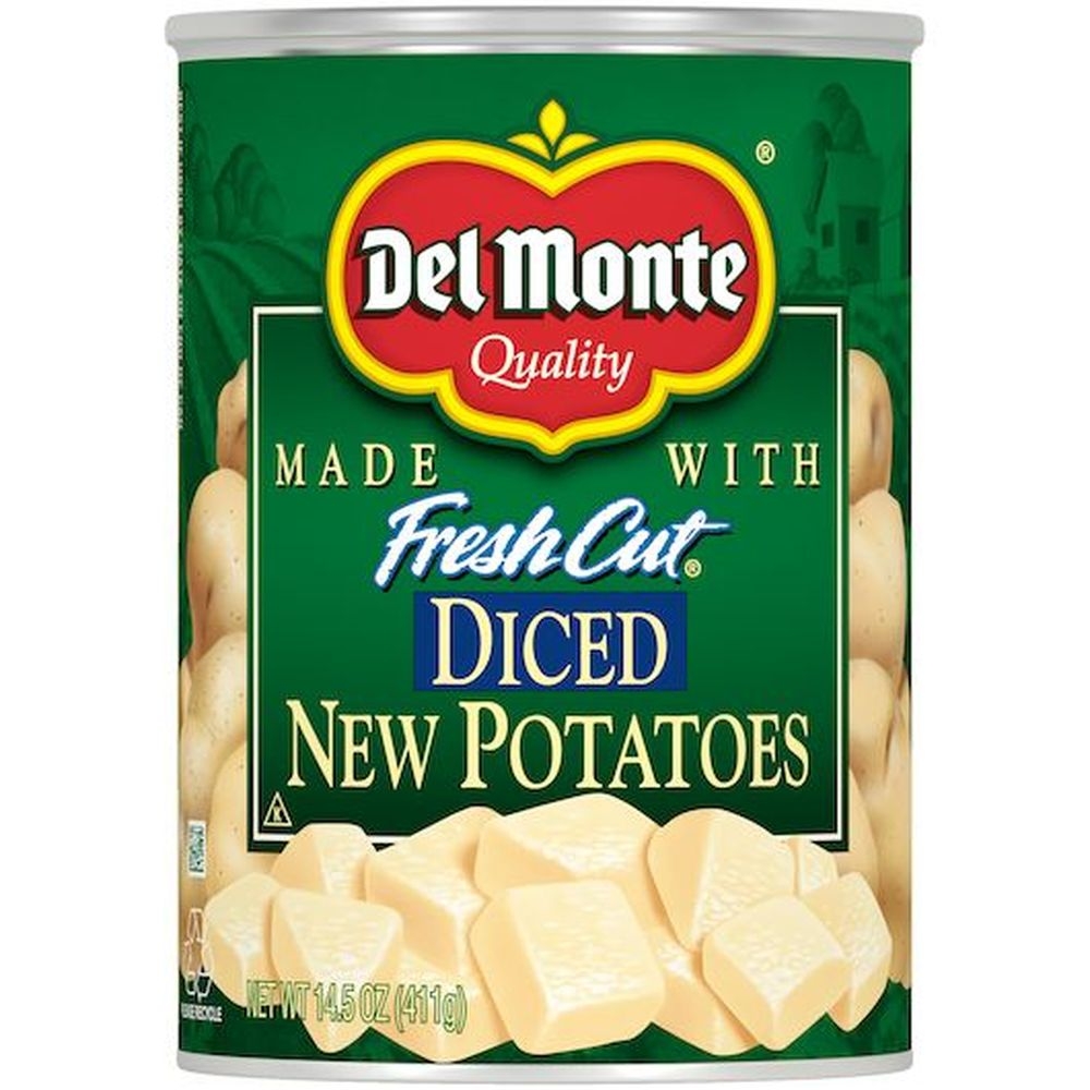 Del Monte Fresh Cut Diced New Potatoes, 14.5 Ounce Can -- 12 per case