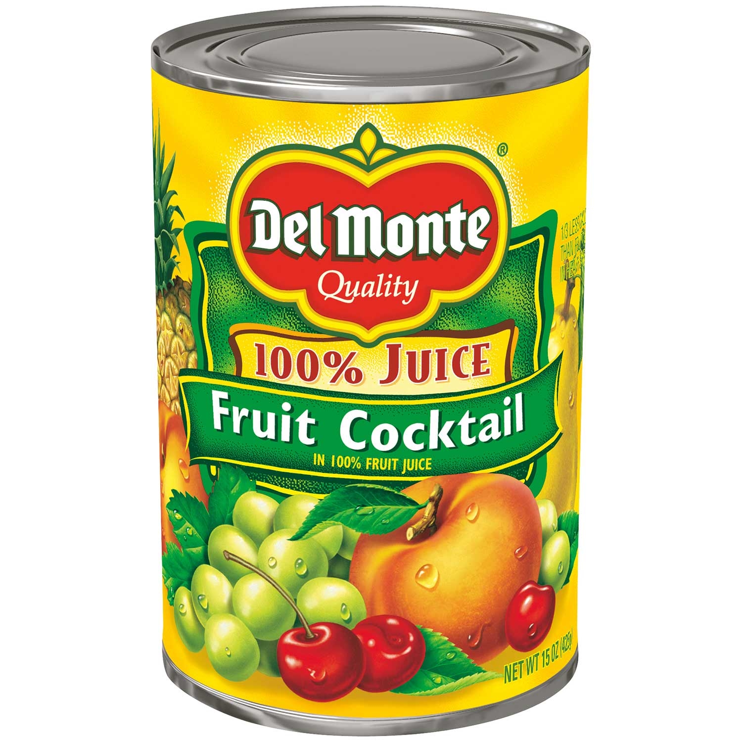 Del Monte Fruit Cocktail in 100 Percent Juice, 15 Ounce -- 12 per case.