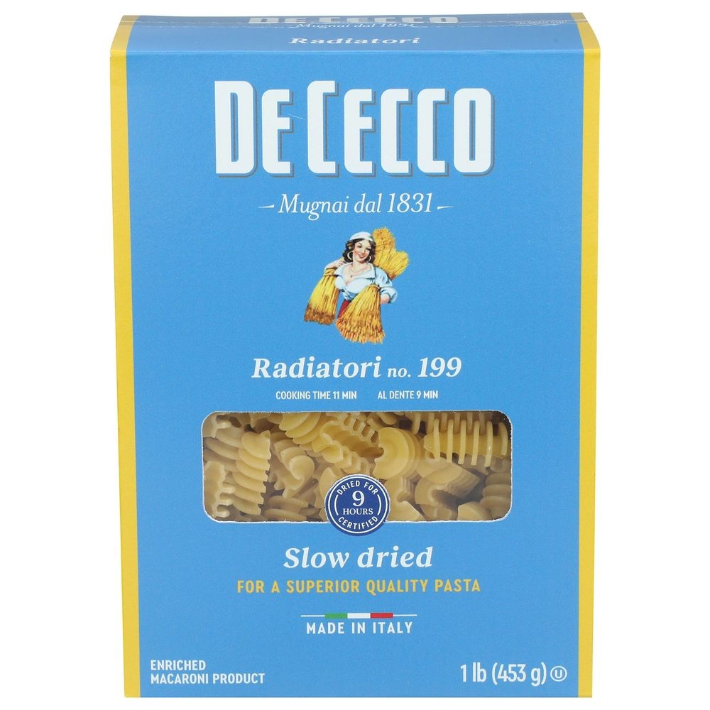 De Cecco Number 199 Radiatori Pasta, 16 Ounce -- 12 per case