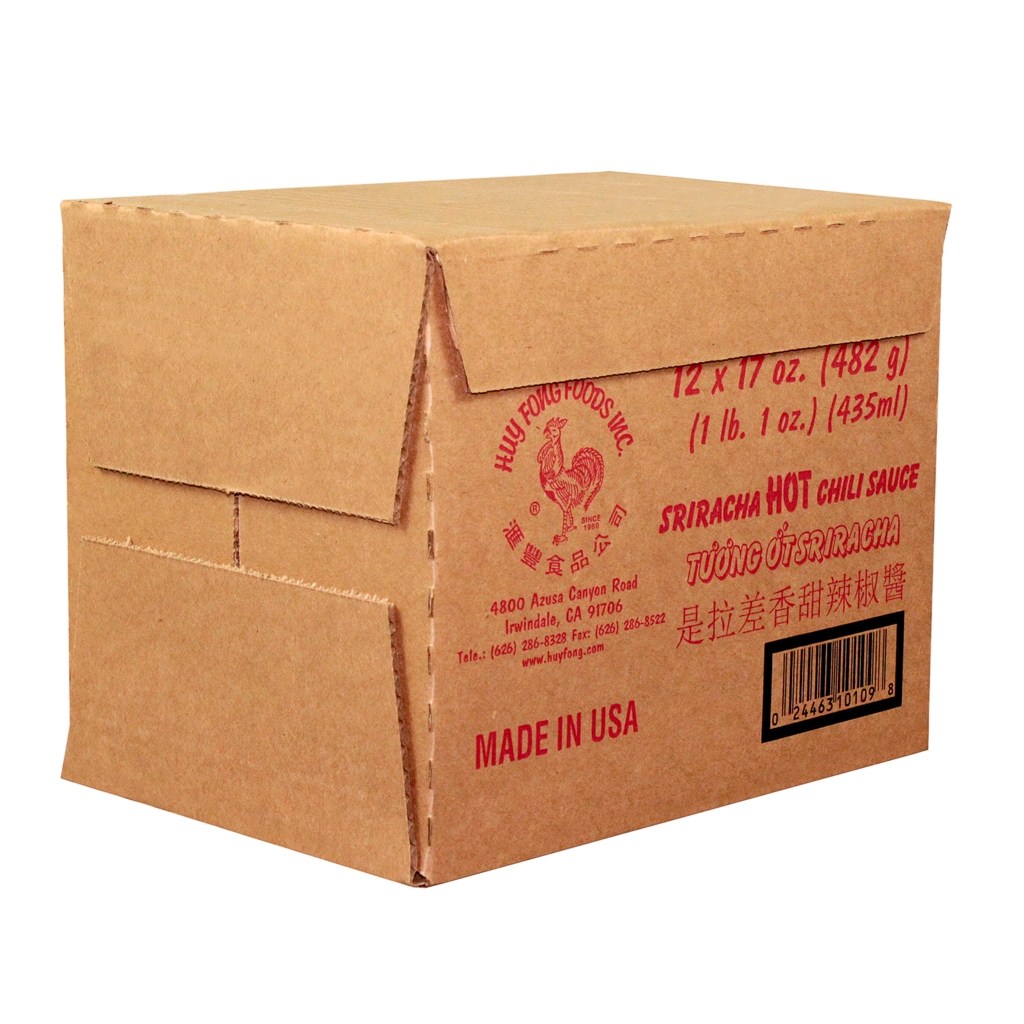 Huy Fong Sriracha Chili Sauce, 17 Ounce -- 12 per case.