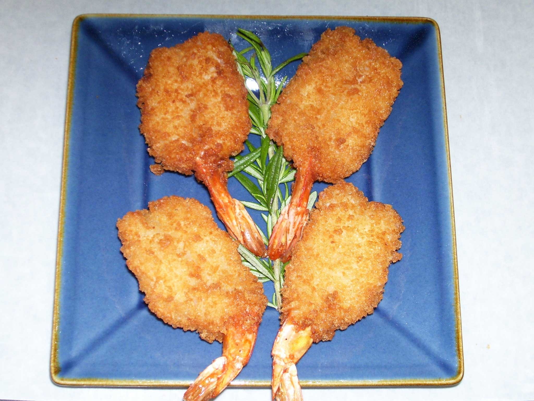 Ocean Cafe Hand Breaded Raw 16 20 Oriental Butterfly Cleantail Shrimp, 3 Pound -- 4 per case.