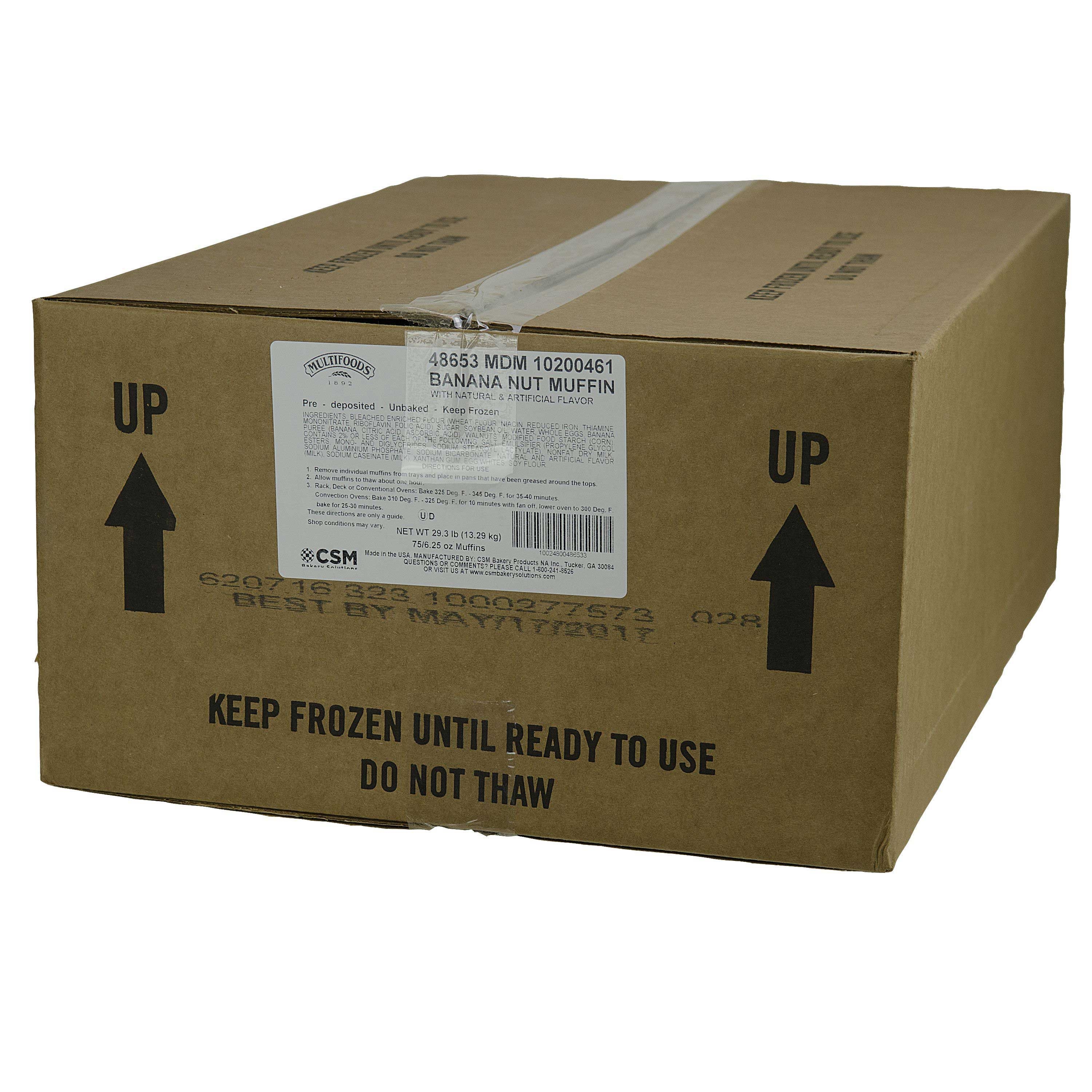 Multifoods Best Brands Banana Nut Muffin Batter, 6.25 Ounce -- 75 per case.