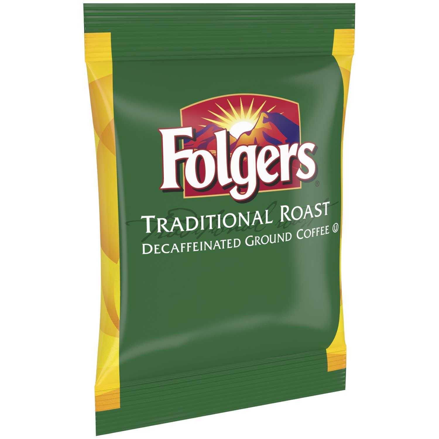 Folgers Decaffeinated Traditional Roast Ground Coffee, 2 Ounce -- 42 per case.