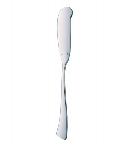 Chef and Sommelier Ezzo 18/10 Stainless Steel Butter Spreader, 6 5/8 inch -- 36 per case.