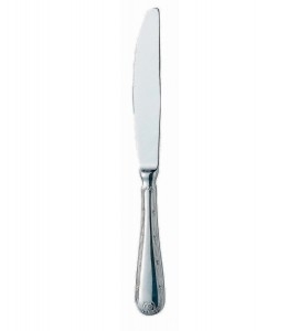Chef and Sommelier Orzon 18/10 Stainless Steel Dinner Knife, 9 5/8 inch -- 36 per case.