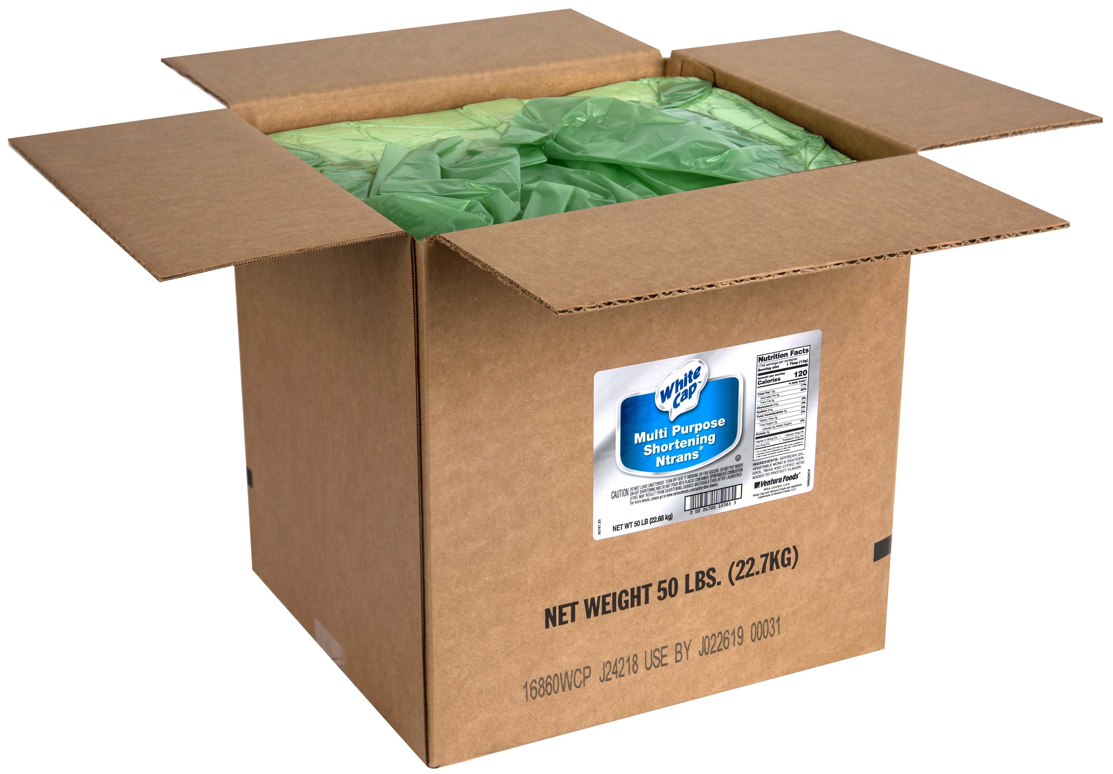 Ventura White Cap No Trans Fat All Purpose Shortening, 50 Pound Bag