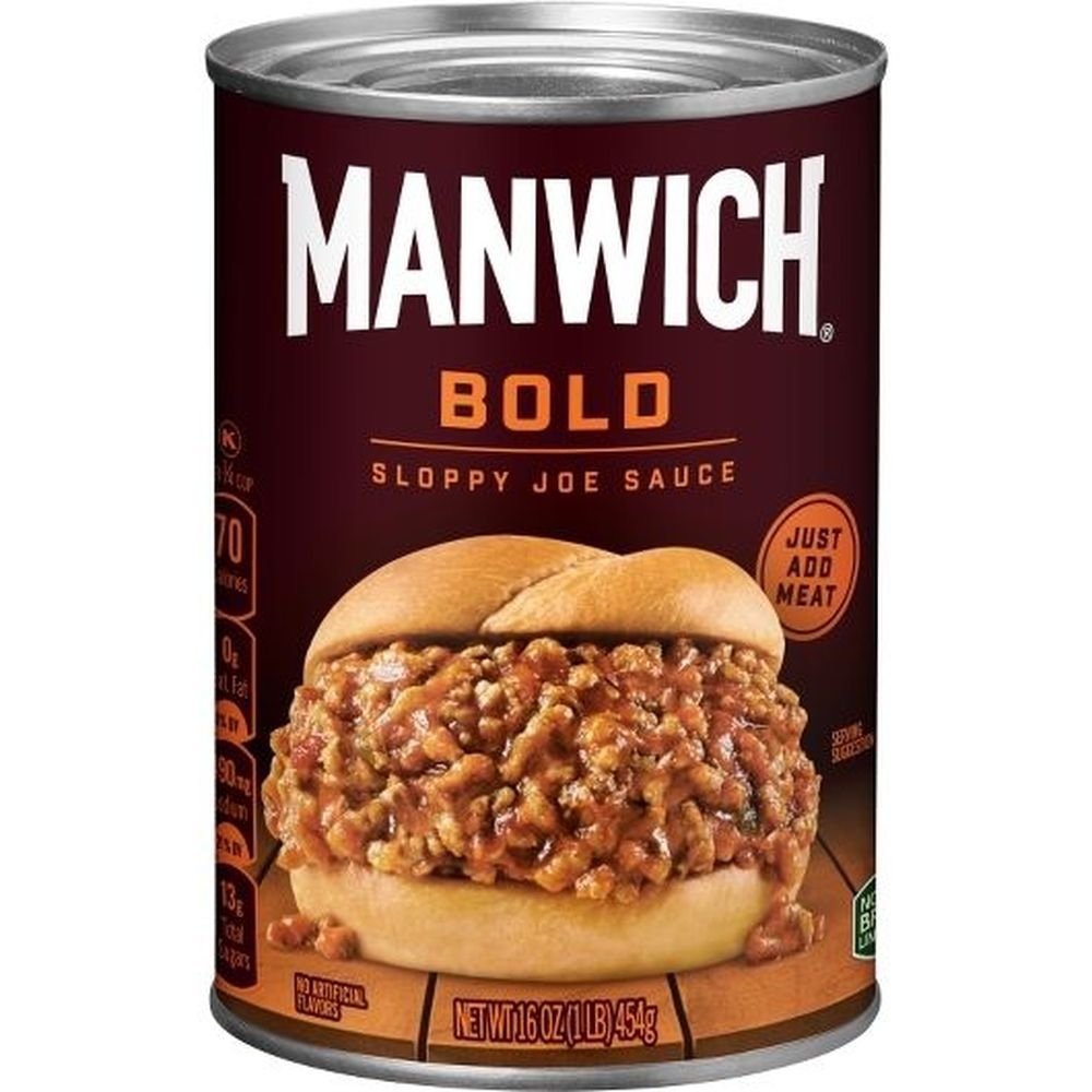 Manwich Bold Sloppy Joe Sauce, 16 Ounce -- 12 per case