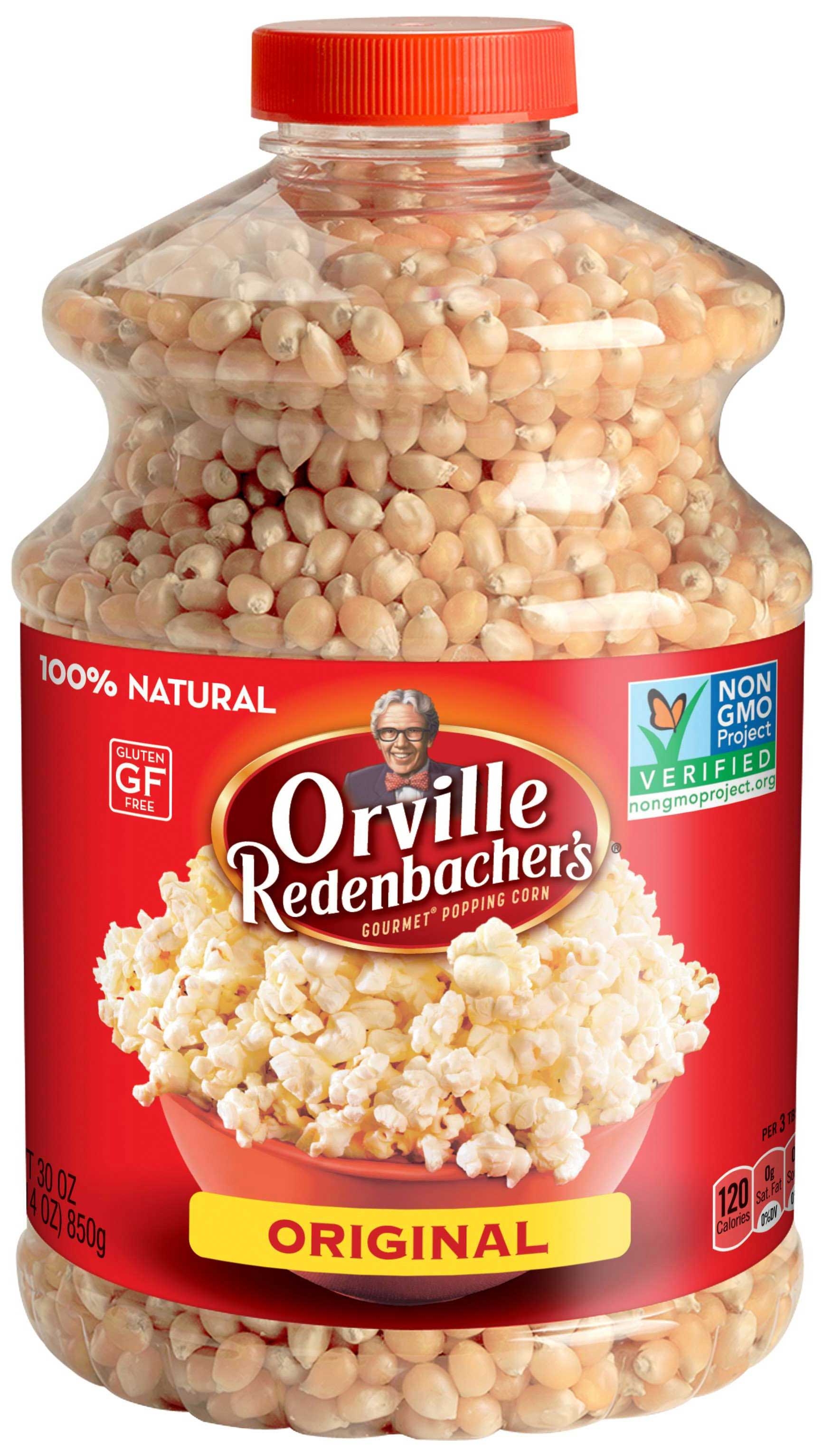 Orville Redenbachers Gourmet Yellow Popcorn Kernels, 30 Ounce Jar -- 12 per case