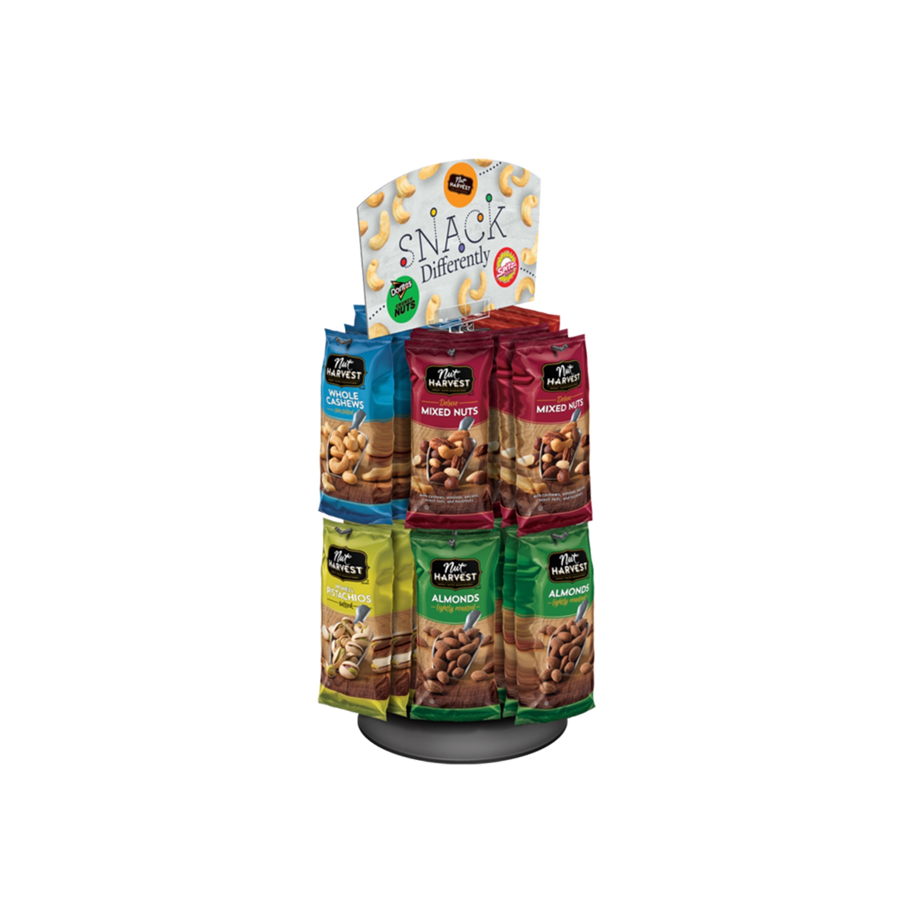 Nut Harvest Lightly Roasted Almond, 2.25 Ounce -- 48 per case.