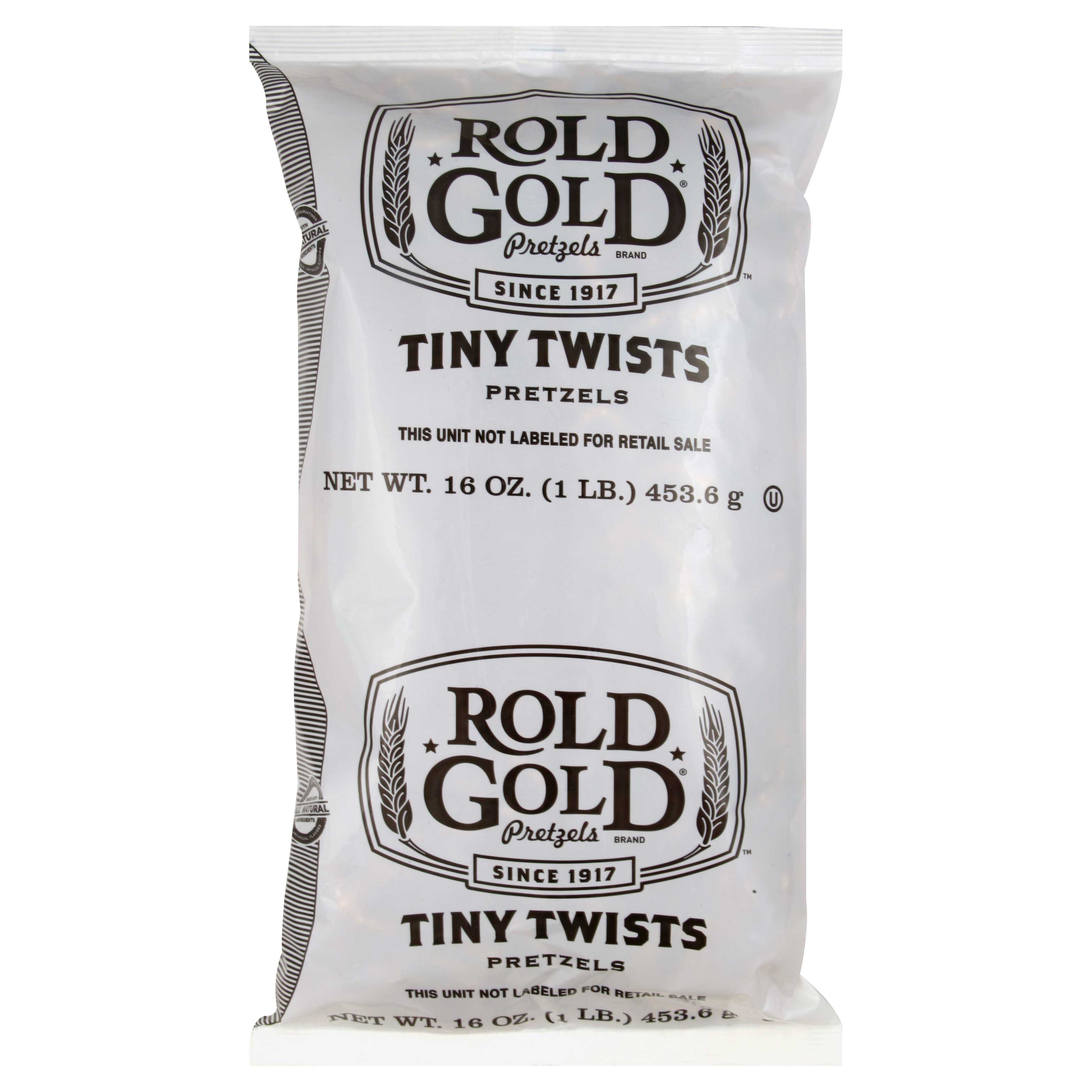 Rold Gold Classic Tiny Twists Pretzels, 16 Ounce -- 6 per case.