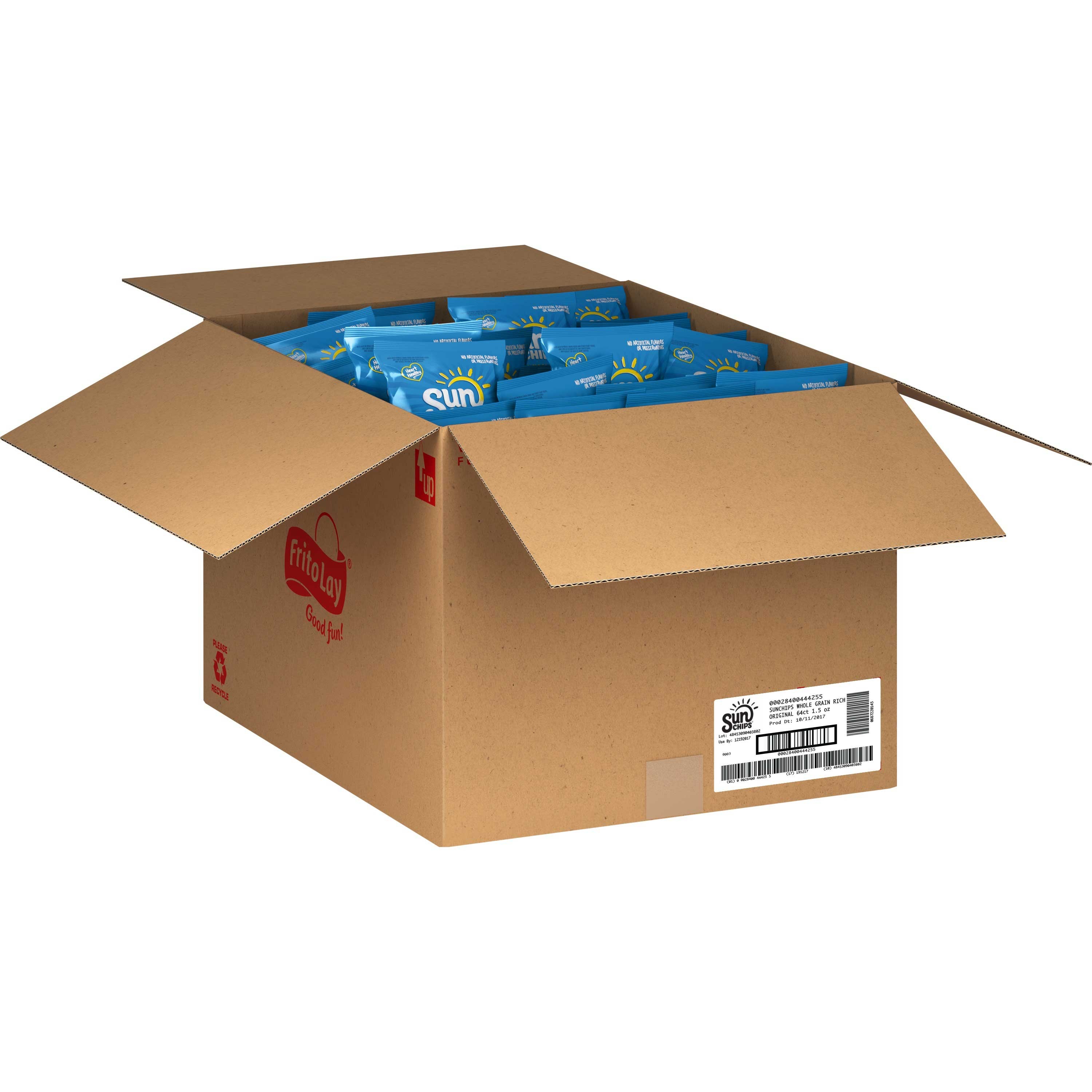 Sun Chips Original Whole Grain Chips, 1.5 Ounce -- 64 per case.