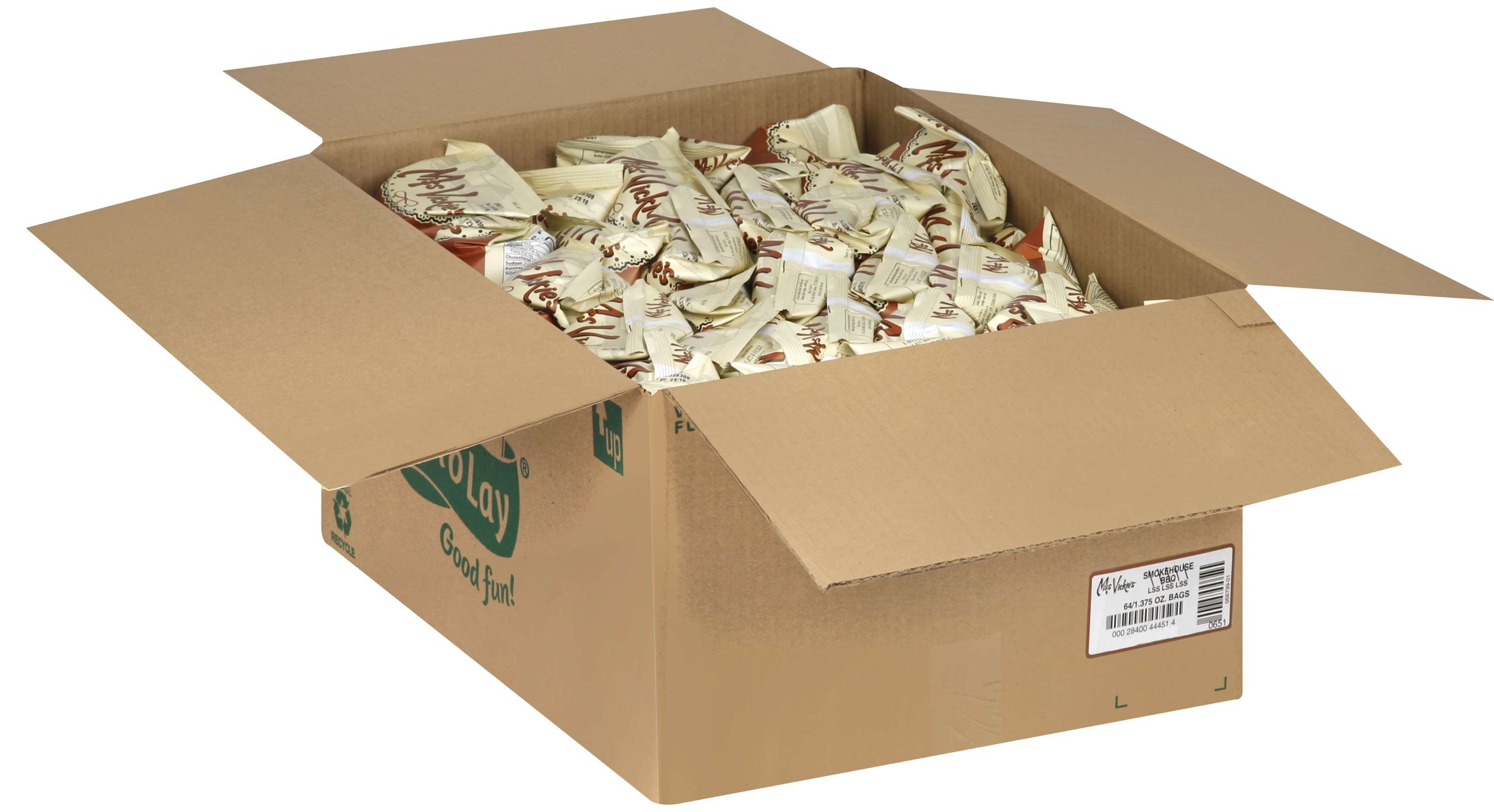 Miss Vickies Smokehouse Bbq Kettle Cooked Potato Chips, 1.37 Ounce -- 64 per case